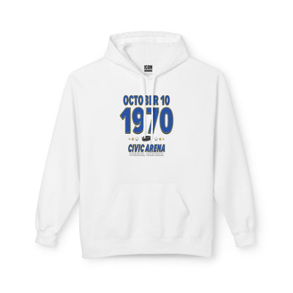Buffalo Hockey – October 10, 1970 – Hoodie (Black & White)