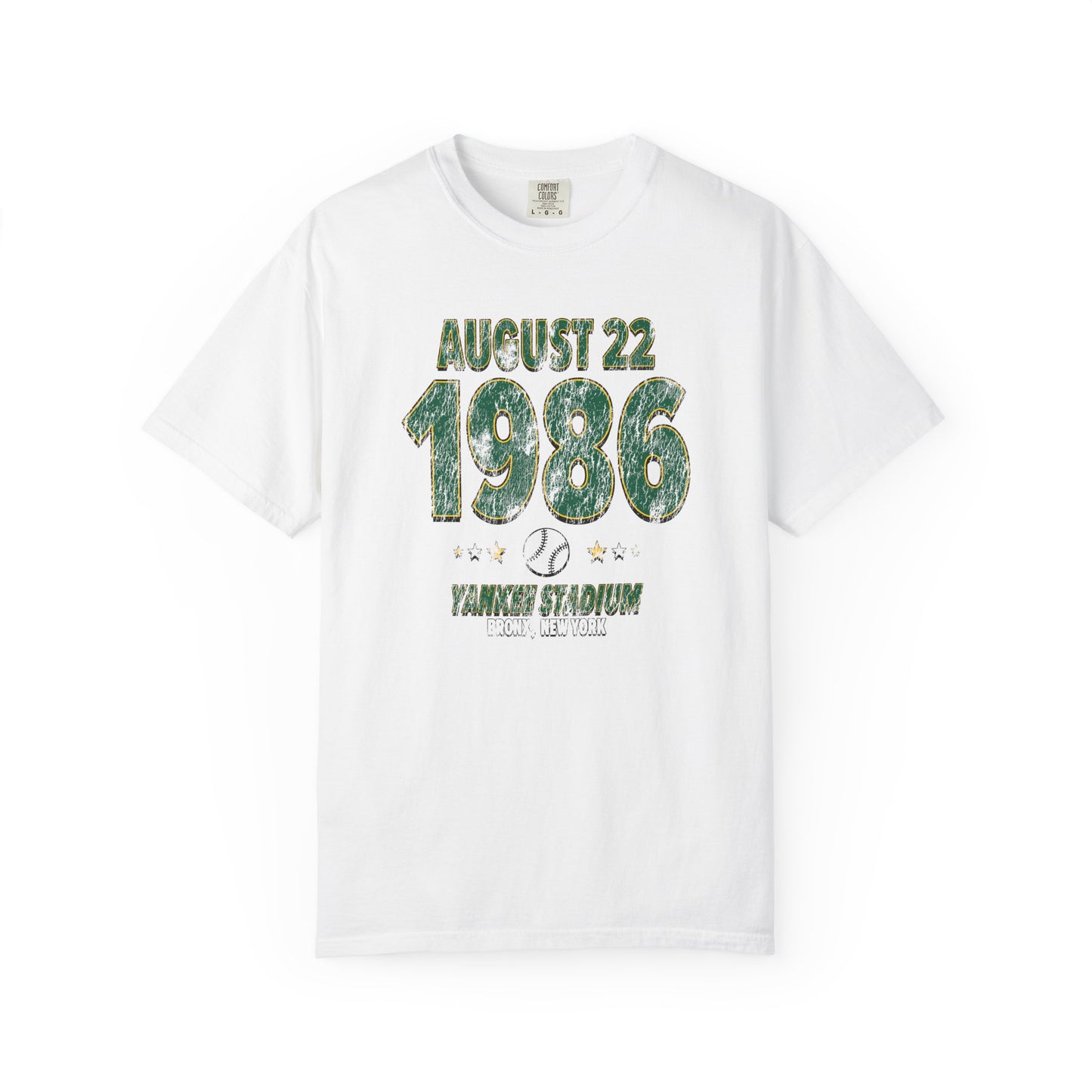 Oakland Baseball – August 22, 1986 – Comfort Colors (Black & White)