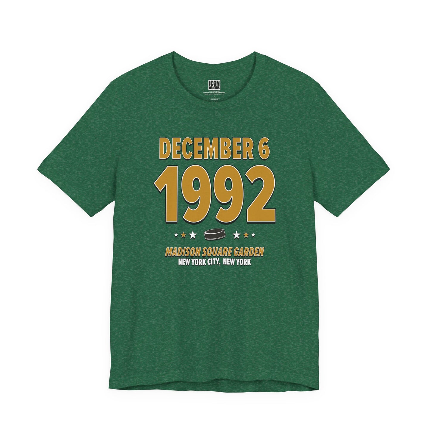 Dallas Hockey – December 6, 1992 – Origin Tee
