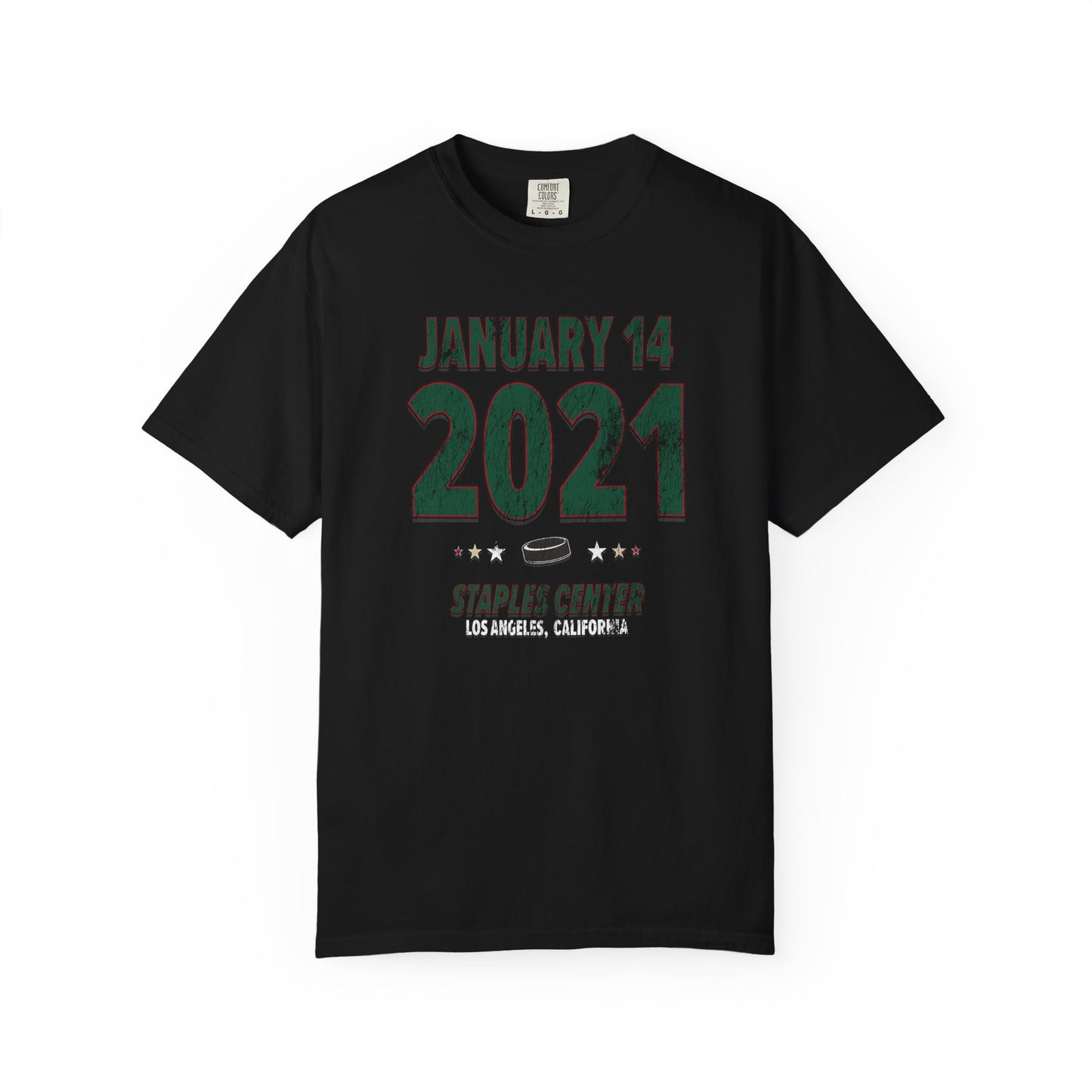 Minnesota Hockey – January 14, 2021 – Comfort Colors (Black & White)