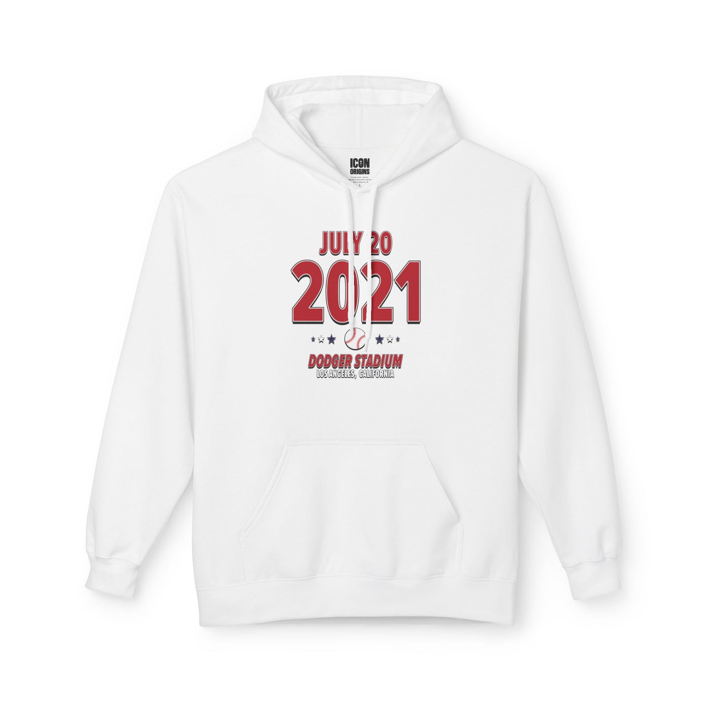 Washington Baseball – July 20, 2021 – Hoodie (Black & White)