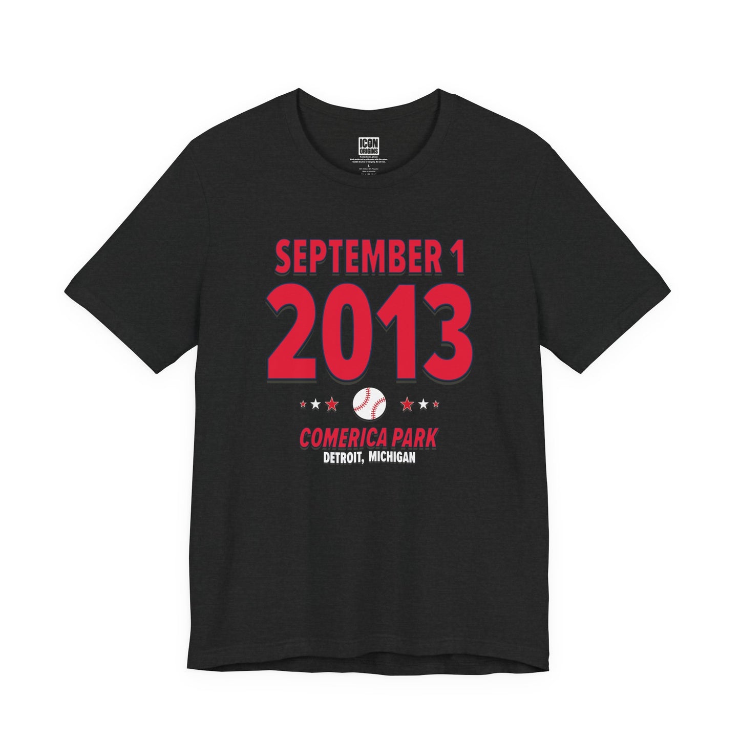 Cleveland Baseball – September 1, 2013 – Origin Tee (Black & White)