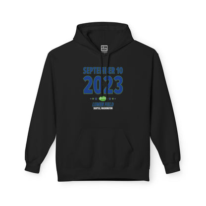 Seattle Football – September 10, 2023 – Hoodie (Black & White)