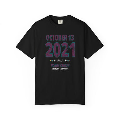 Anaheim Hockey – October 13, 2021 – Comfort Colors (Black & White)