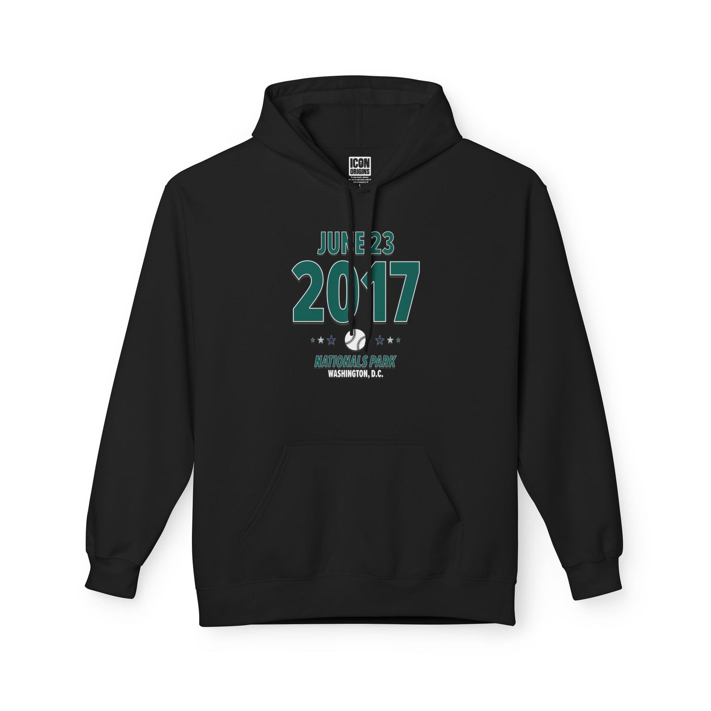 Seattle Baseball – June 23, 2017 – Hoodie (Black & White)