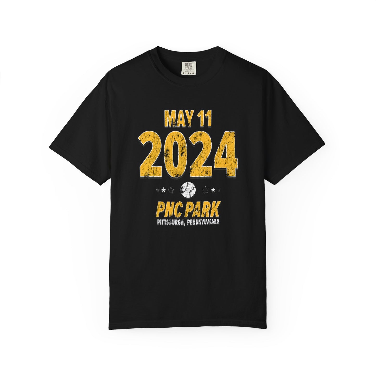 Pittsburgh Baseball – May 11, 2024 – Comfort Colors (Black & White)