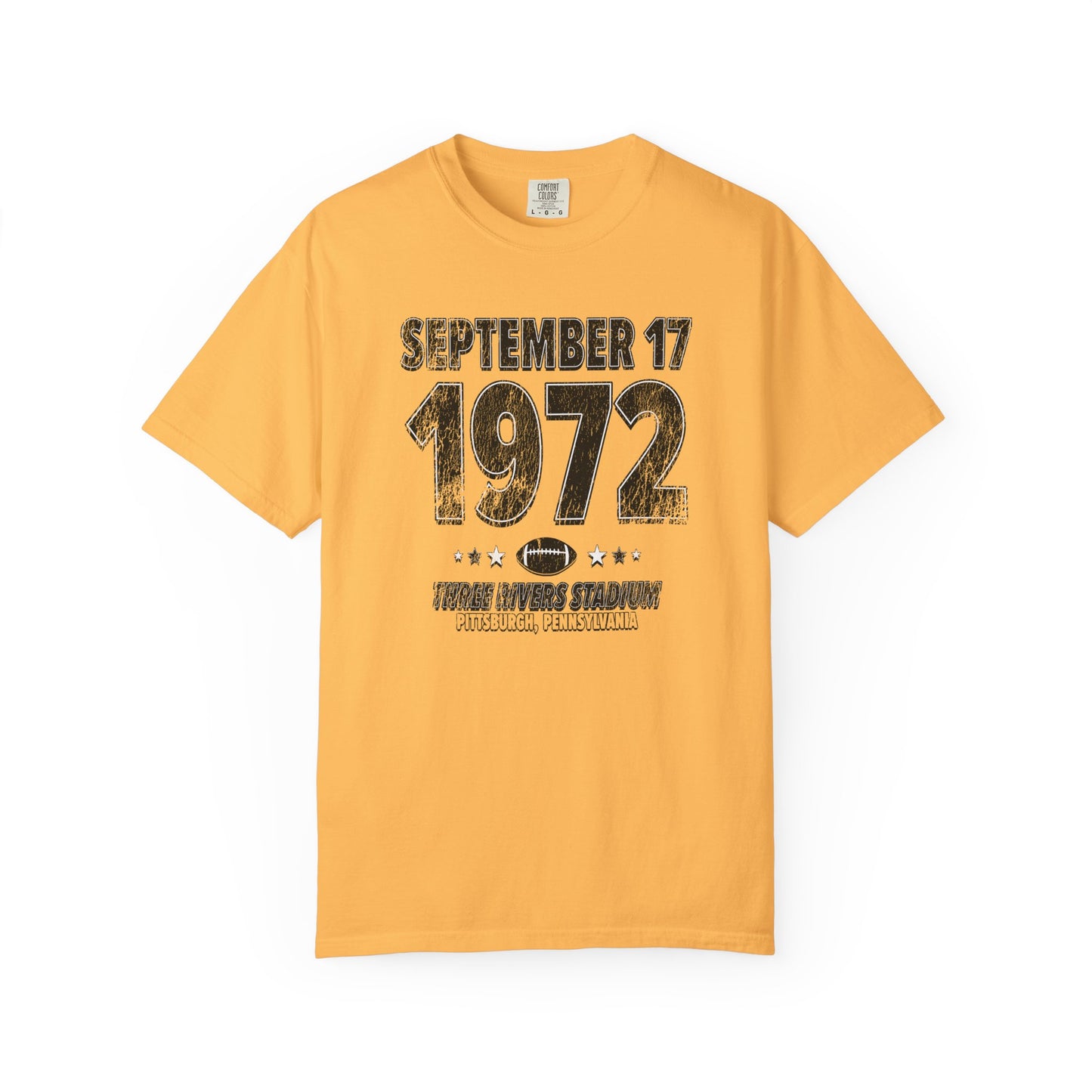 Pittsburgh Football – September 17, 1972 – Comfort Colors
