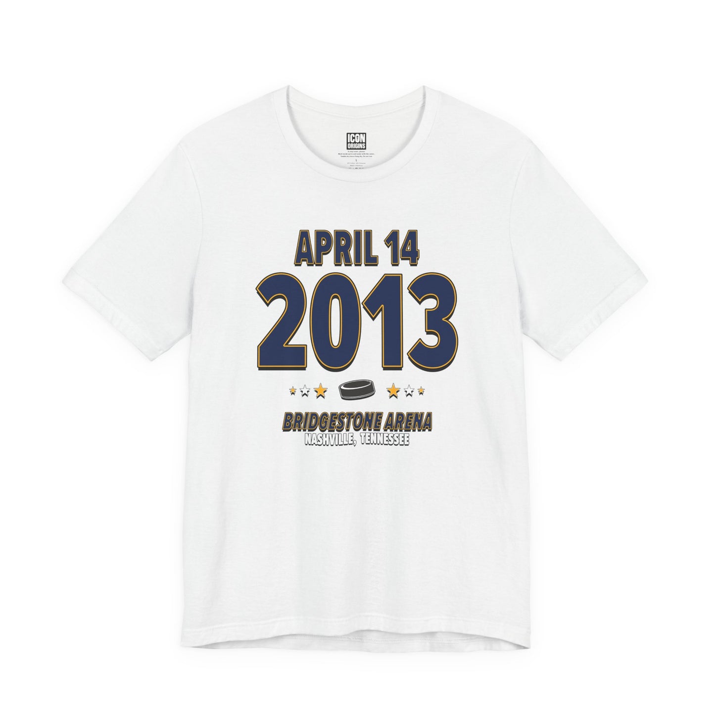 Nashville Hockey – April 14, 2013 – Origin Tee (Black & White)