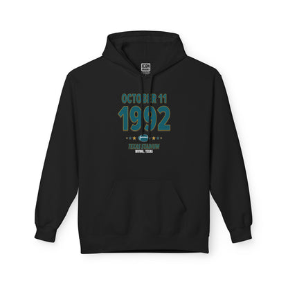 Jacksonville Football – October 11, 1992 – Hoodie (Black & White)