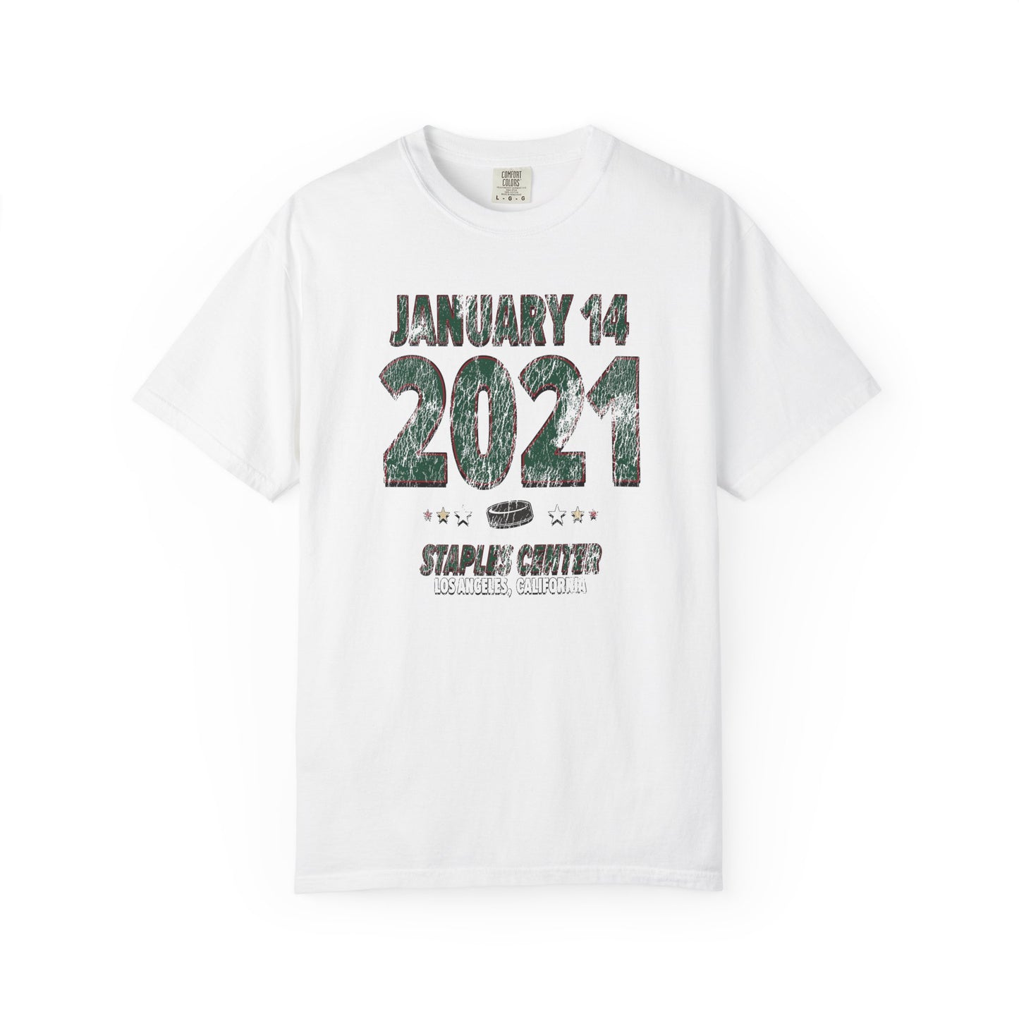 Minnesota Hockey – January 14, 2021 – Comfort Colors (Black & White)