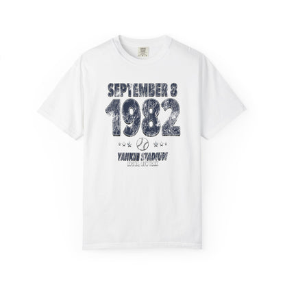 New York Baseball – September 8, 1982 – Comfort Colors (Black & White)