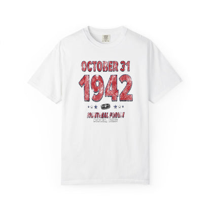 Montreal Hockey – October 31, 1942 – Comfort Colors (Black & White)