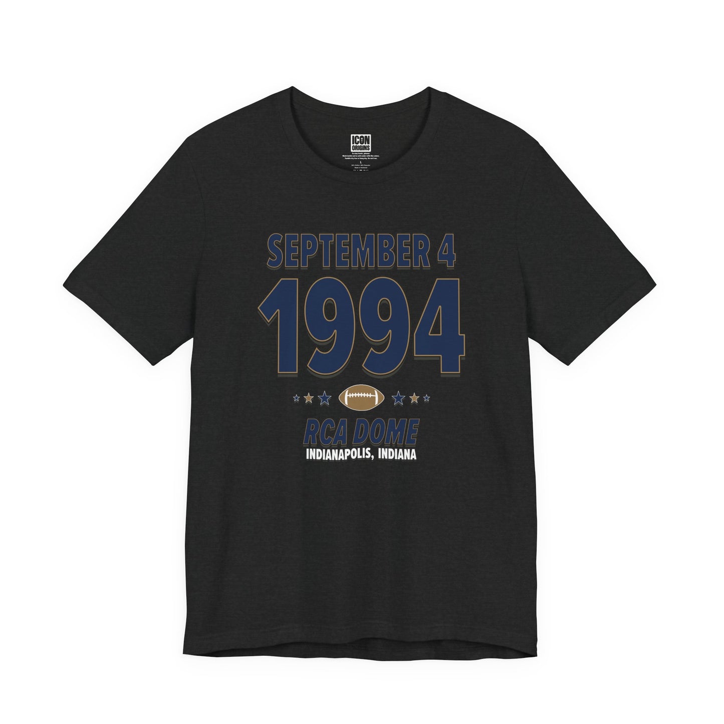 St. Louis Football – September 4, 1994 – Origin Tee (Black & White)
