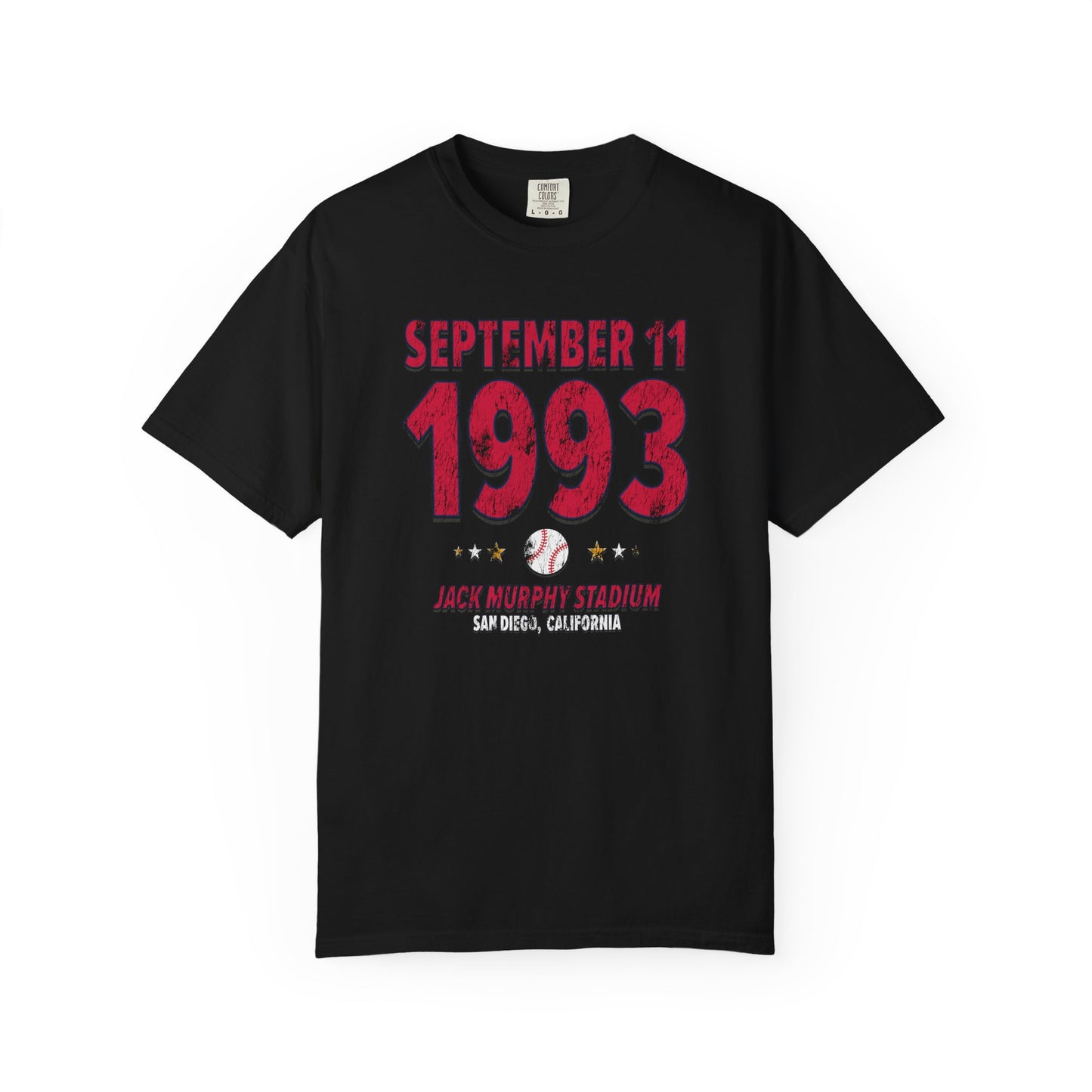 Atlanta Baseball – September 11, 1993 – Comfort Colors (Black & White)