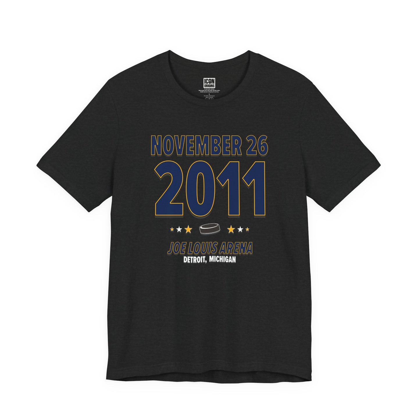Nashville Hockey – November 26, 2011 – Origin Tee (Black & White)