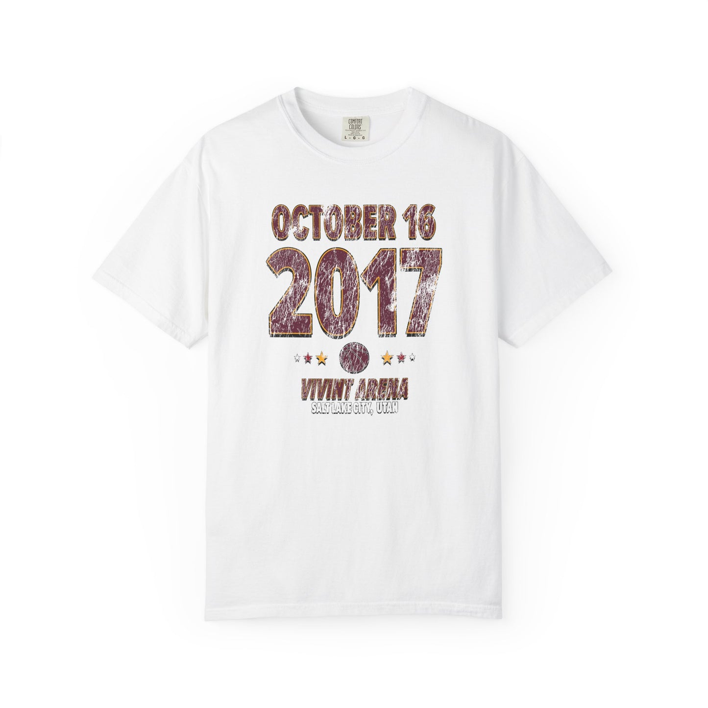 Cleveland Basketball – October 16, 2017 – Comfort Colors (Black & White)