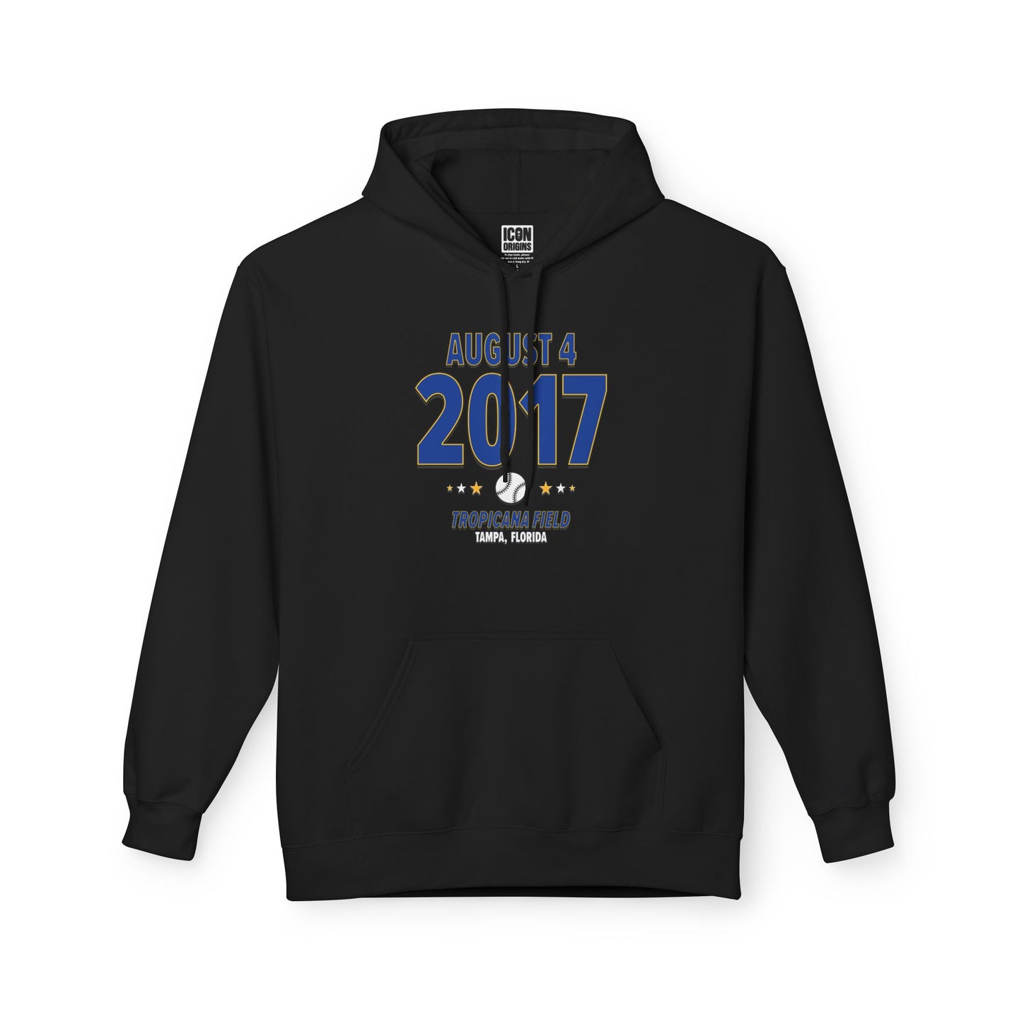 Milwaukee Baseball – August 4, 2017 – Hoodie (Black & White)