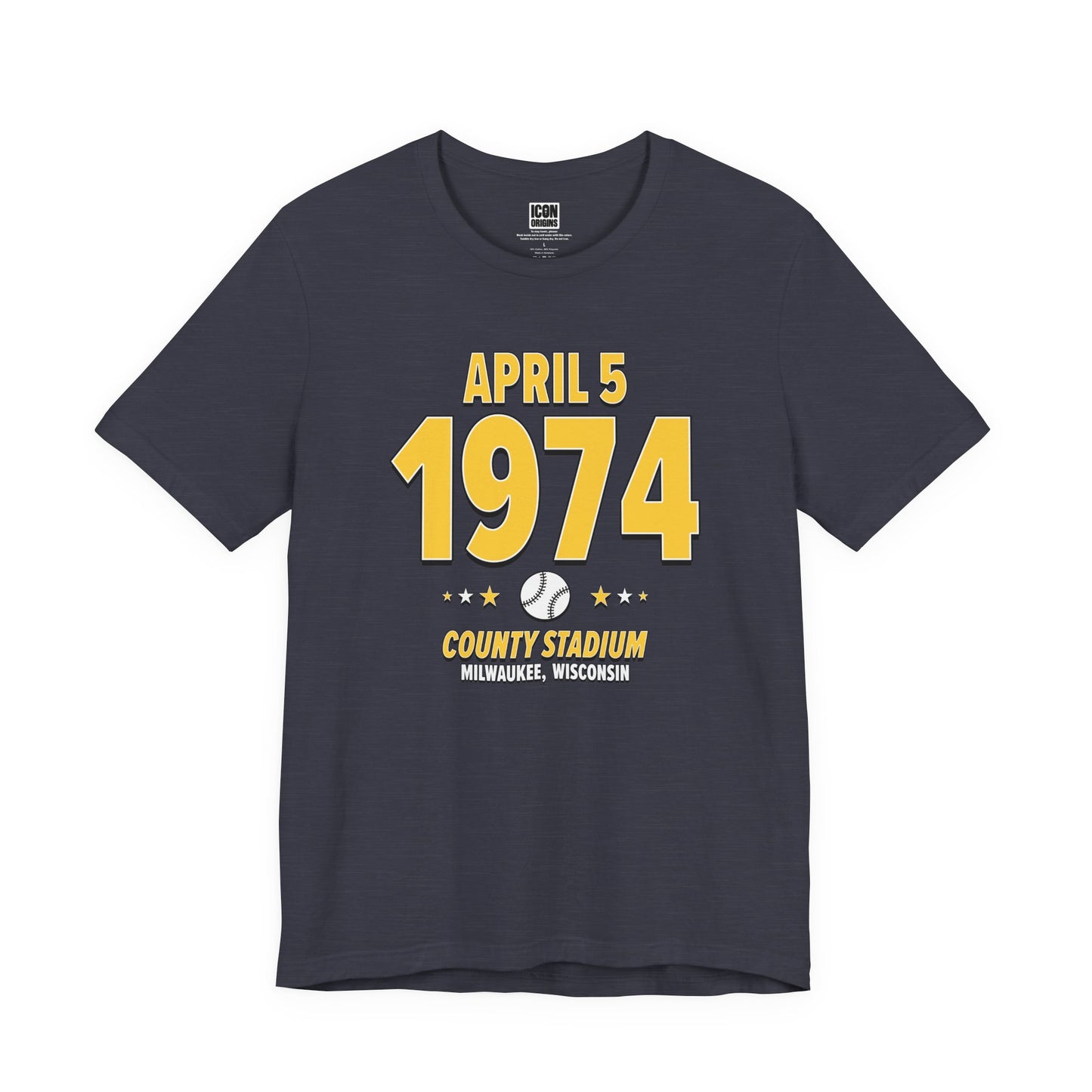 Milwaukee Baseball – April 5, 1974 – Origin Tee