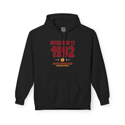 Miami Basketball – November 13, 1992 – Hoodie (Black & White)