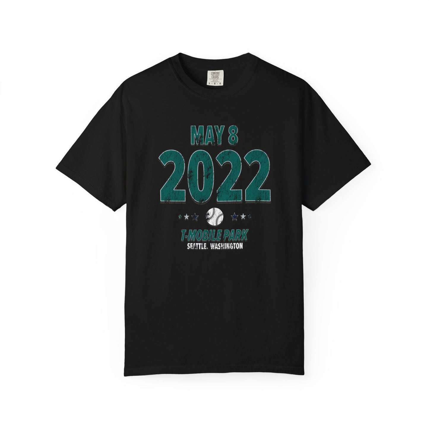 Seattle Baseball – May 8, 2022 – Comfort Colors (Black & White)