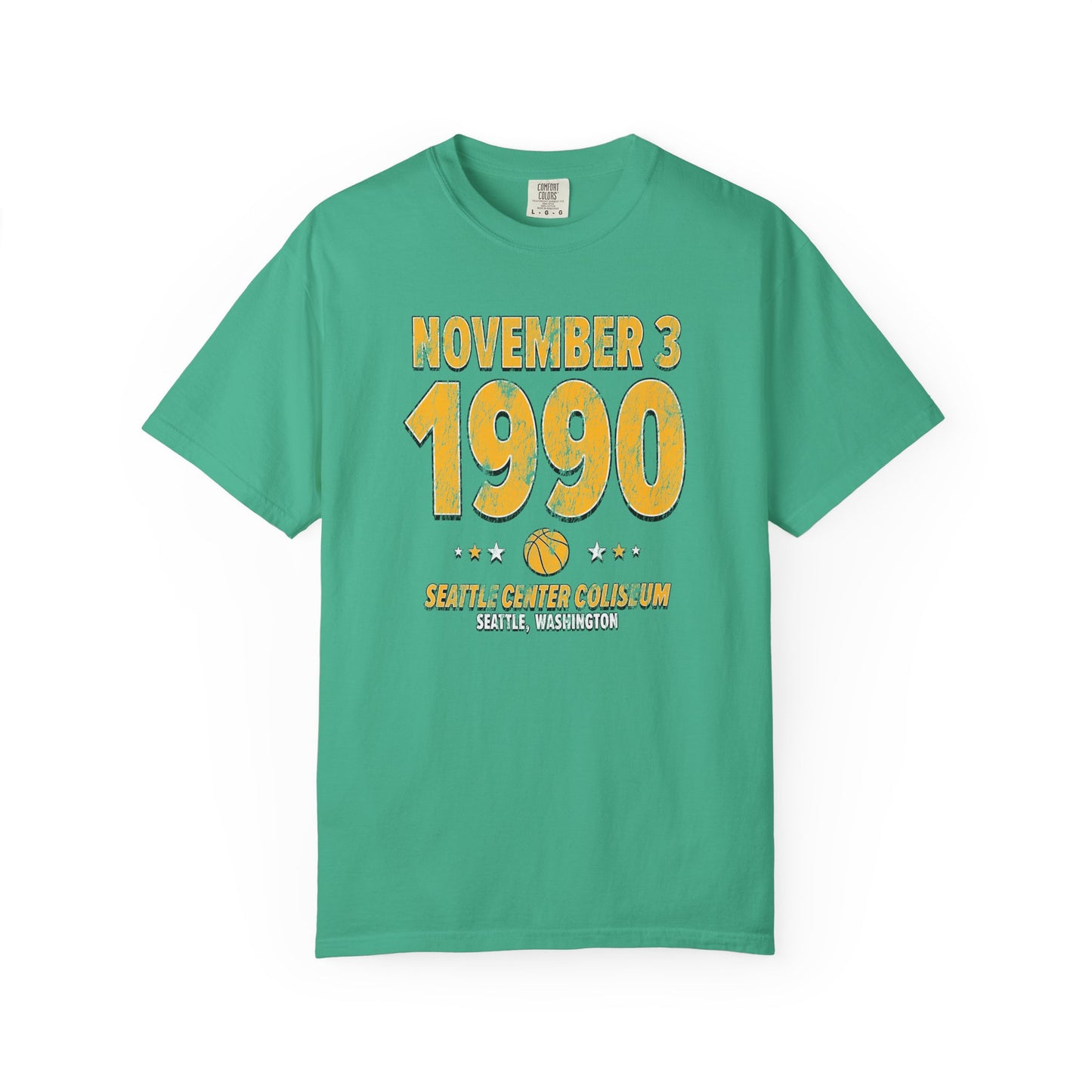 Seattle Basketball – November 3, 1990 – Comfort Colors