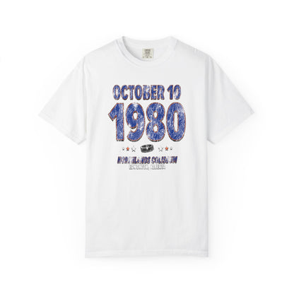 Edmonton Hockey – October 10, 1980 – Comfort Colors (Black & White)