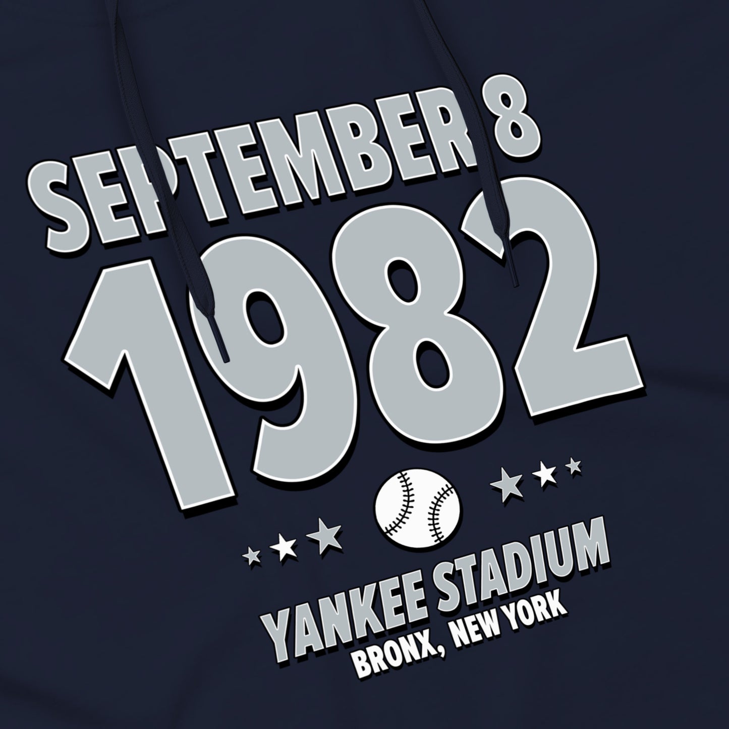 New York Baseball – September 8, 1982 – Hoodie