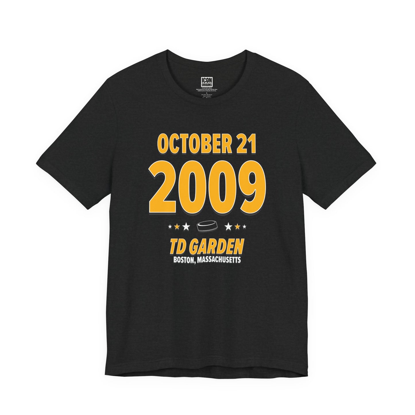 Boston Hockey – October 21, 2009 – Origin Tee (Black & White)