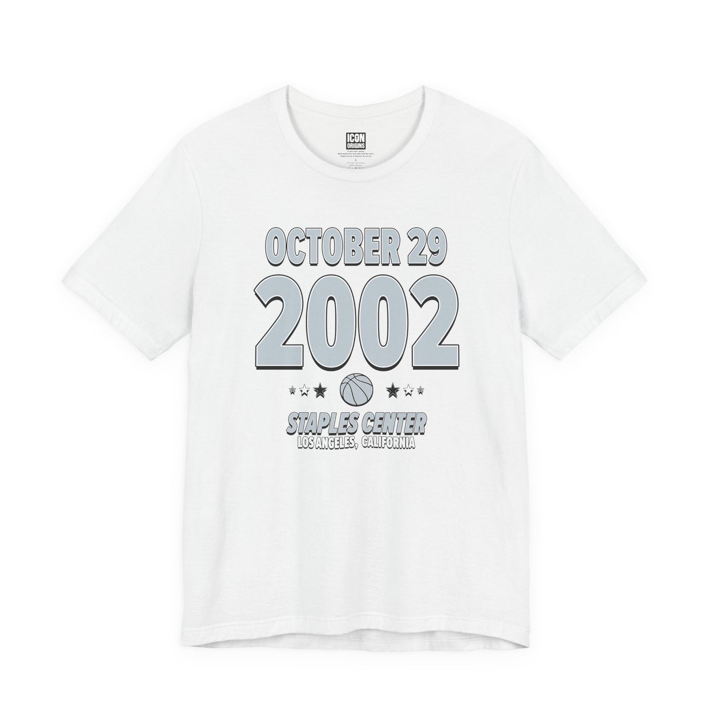 San Antonio Basketball – October 29, 2002 – Origin Tee (Black & White)