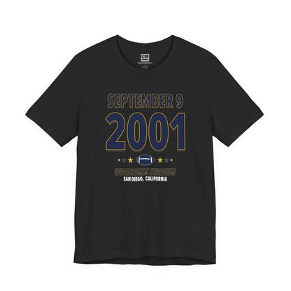 San Diego Football – September 9, 2001 – Origin Tee (Black & White)