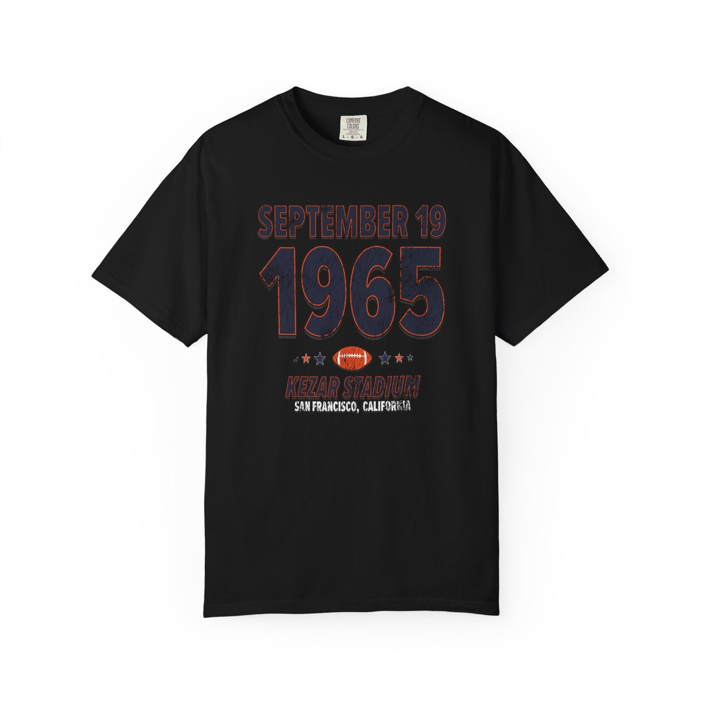 Chicago Football – September 19, 1965 – Comfort Colors (Black & White)