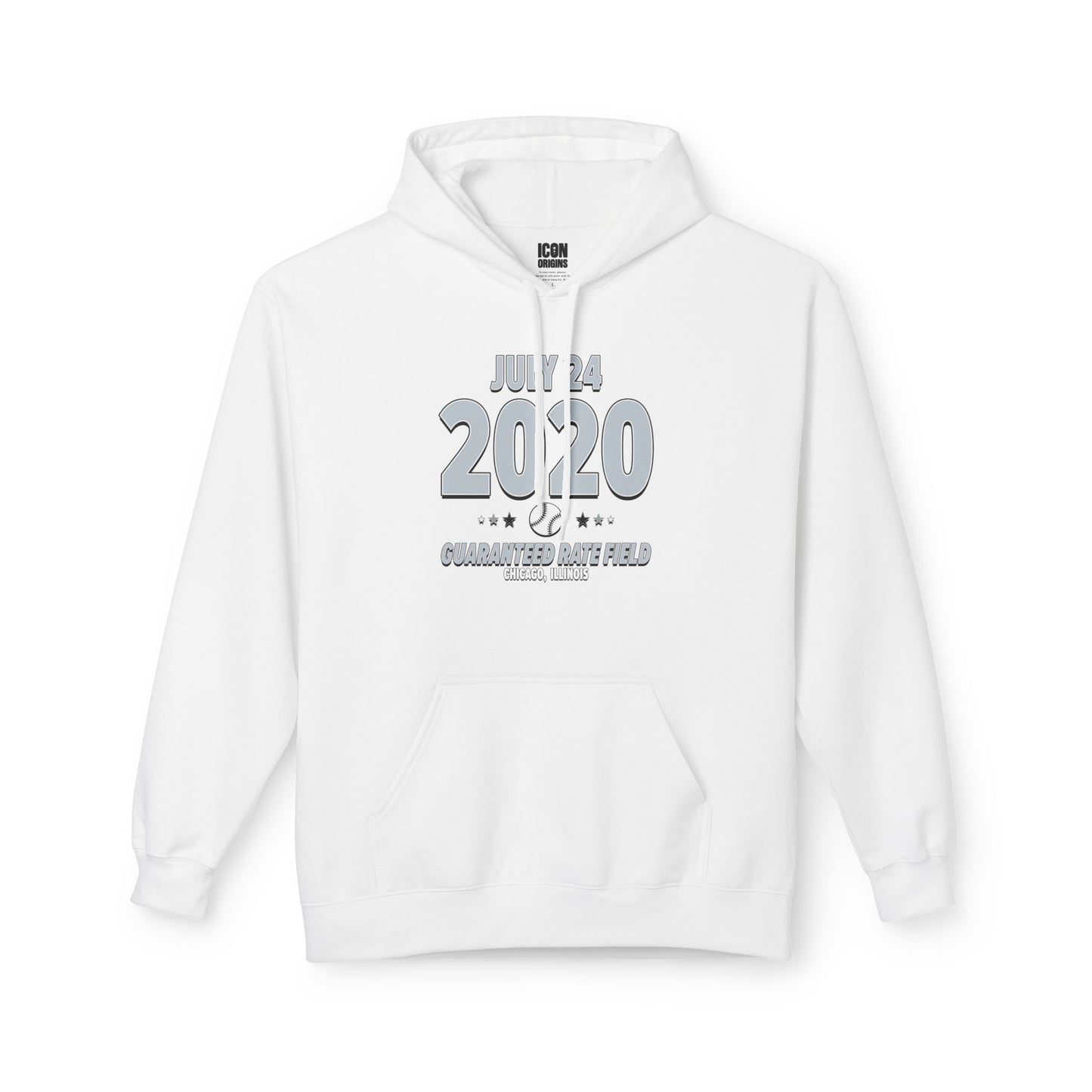 Chicago Baseball – July 24, 2020 – Hoodie (Black & White)