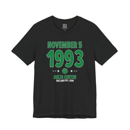 Dallas Basketball – November 5, 1993 – Origin Tee (Black & White)