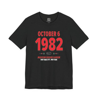 New Jersey Hockey – October 6, 1982 – Origin Tee (Black & White)