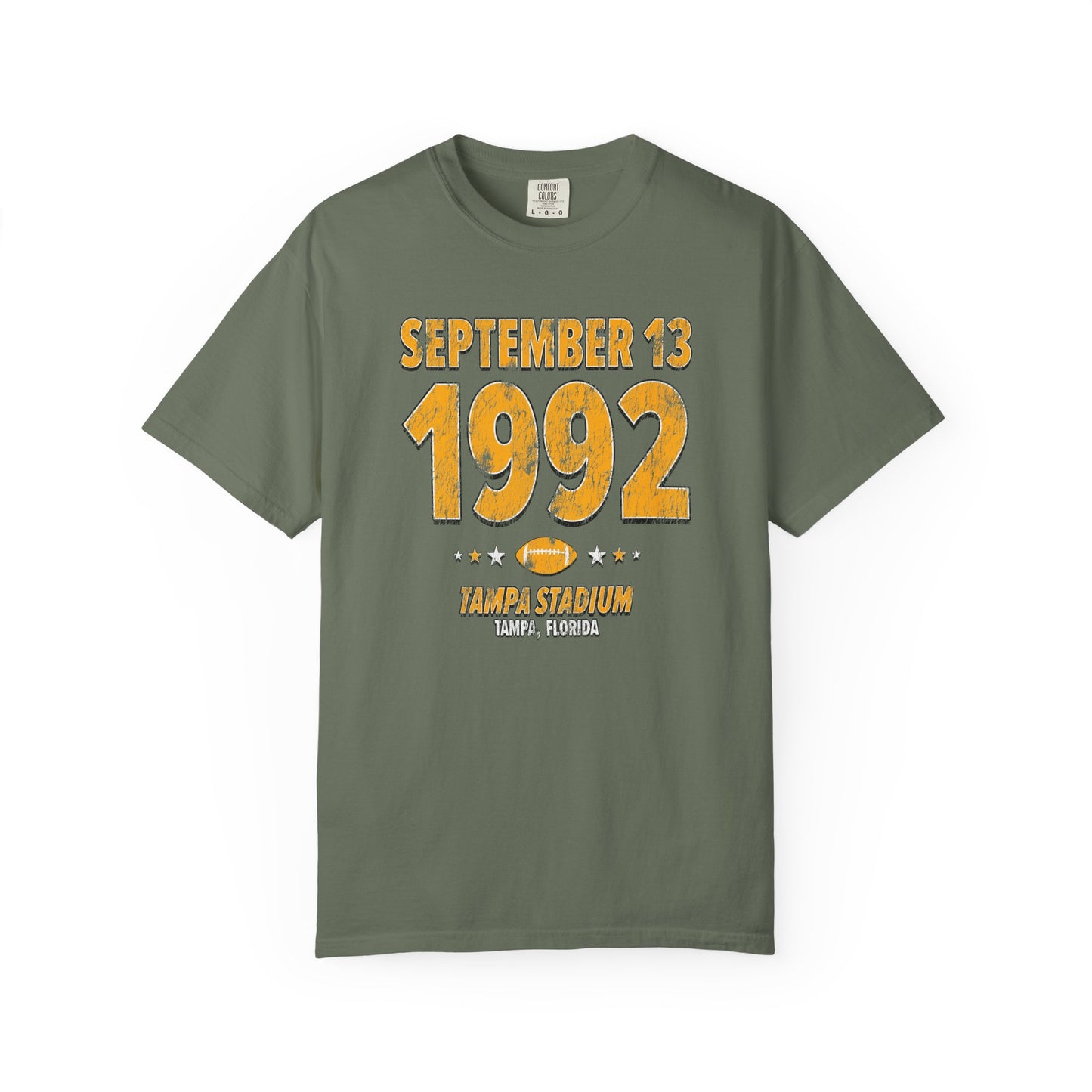 Green Bay Football – September 13, 1992 – Comfort Colors