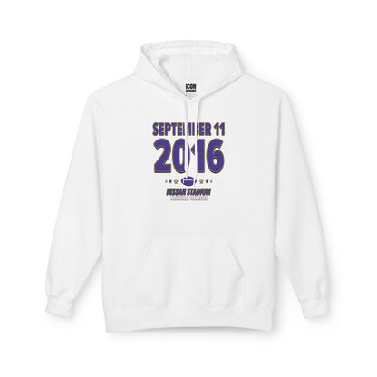 Baltimore Football – September 11, 2016 – Hoodie (Black & White)