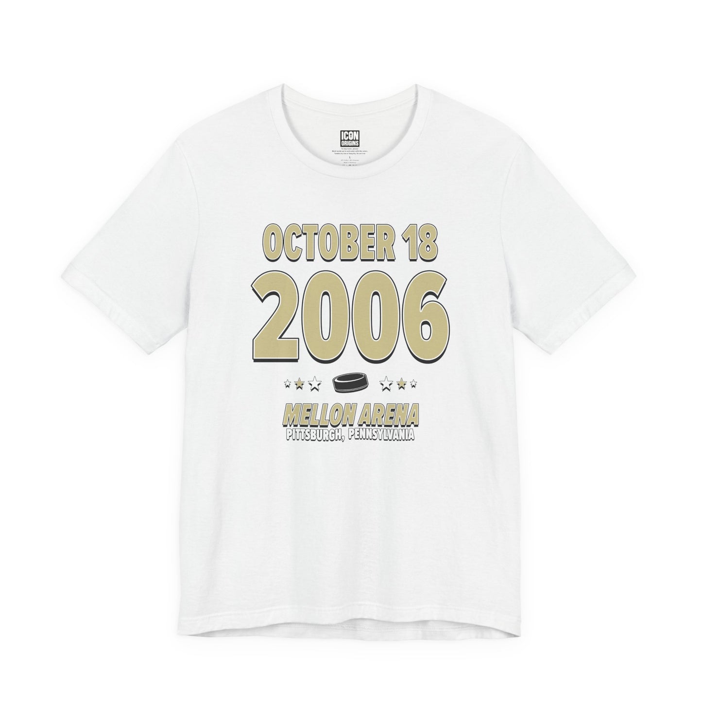 Pittsburgh Hockey – October 18, 2006 – Origin Tee (Black & White)