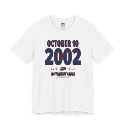 Columbus Hockey – October 10, 2002 – Origin Tee (Black & White)