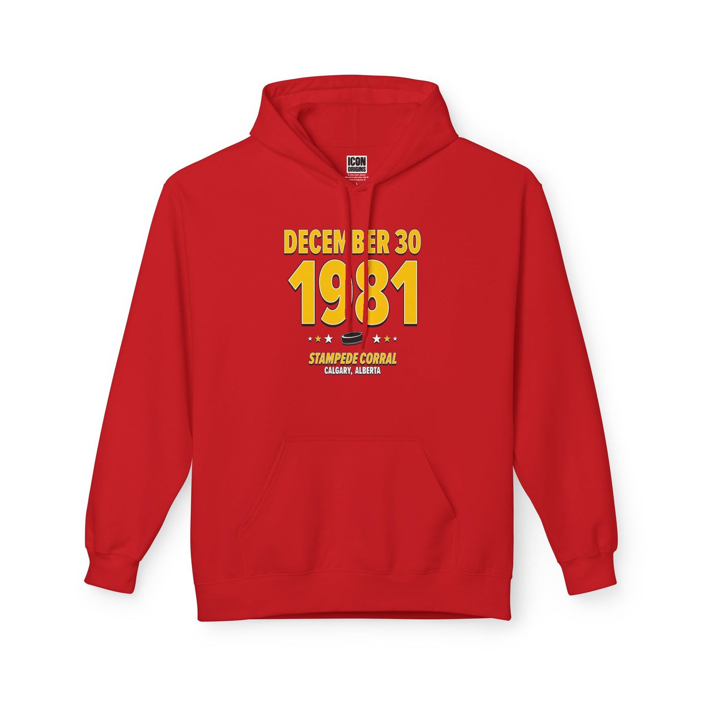 Calgary Hockey – December 30, 1981 – Hoodie