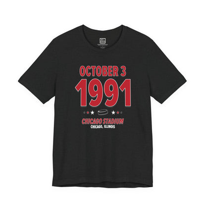Detroit Hockey – October 3, 1991 – Origin Tee (Black & White)