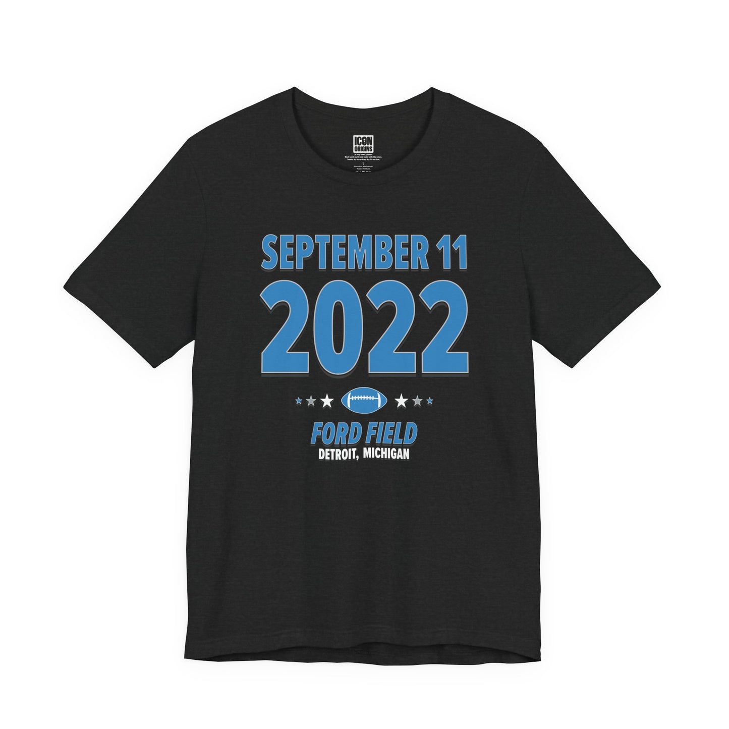 Detroit Football – September 11, 2022 – Origin Tee (Black & White)