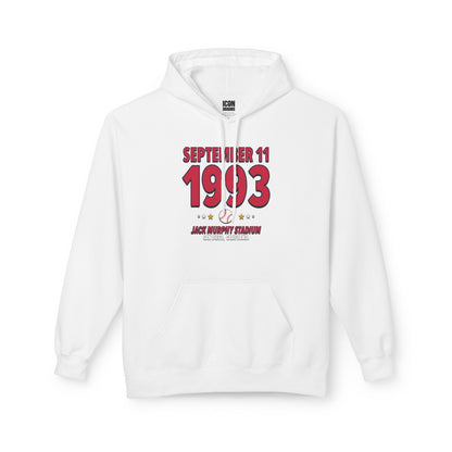 Atlanta Baseball – September 11, 1993 – Hoodie (Black & White)