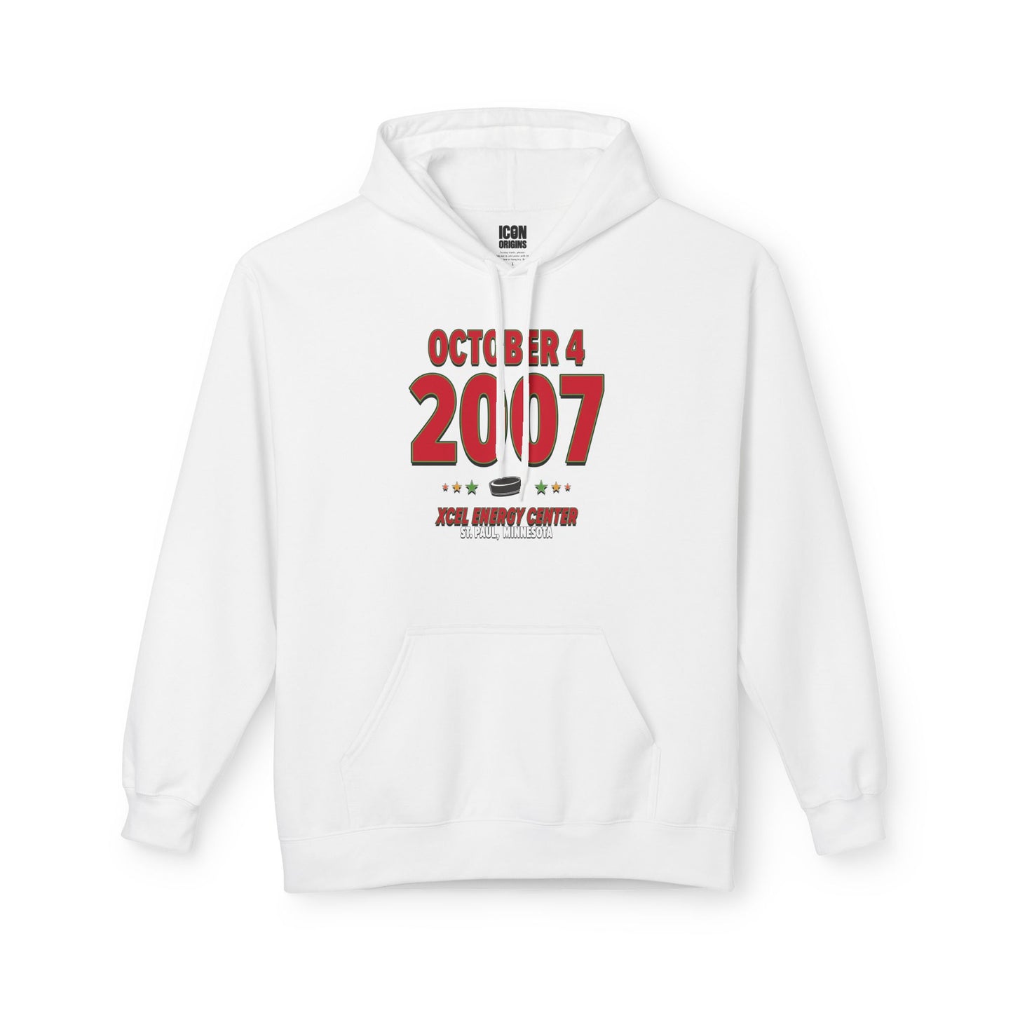 Chicago Hockey – October 4, 2007 – Hoodie (Black & White)
