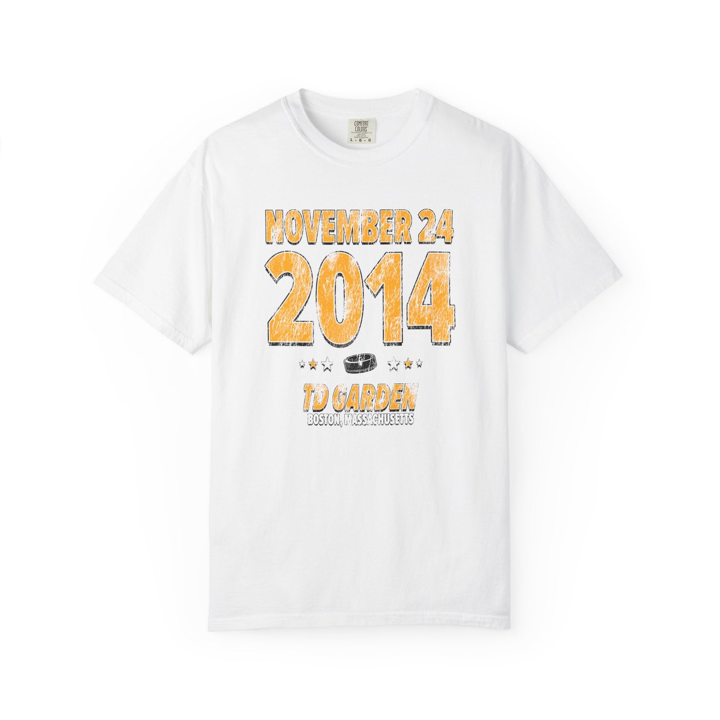 Boston Hockey – November 24, 2014 – Comfort Colors (Black & White)