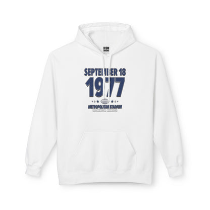 Dallas Football – September 18, 1977 – Hoodie (Black & White)