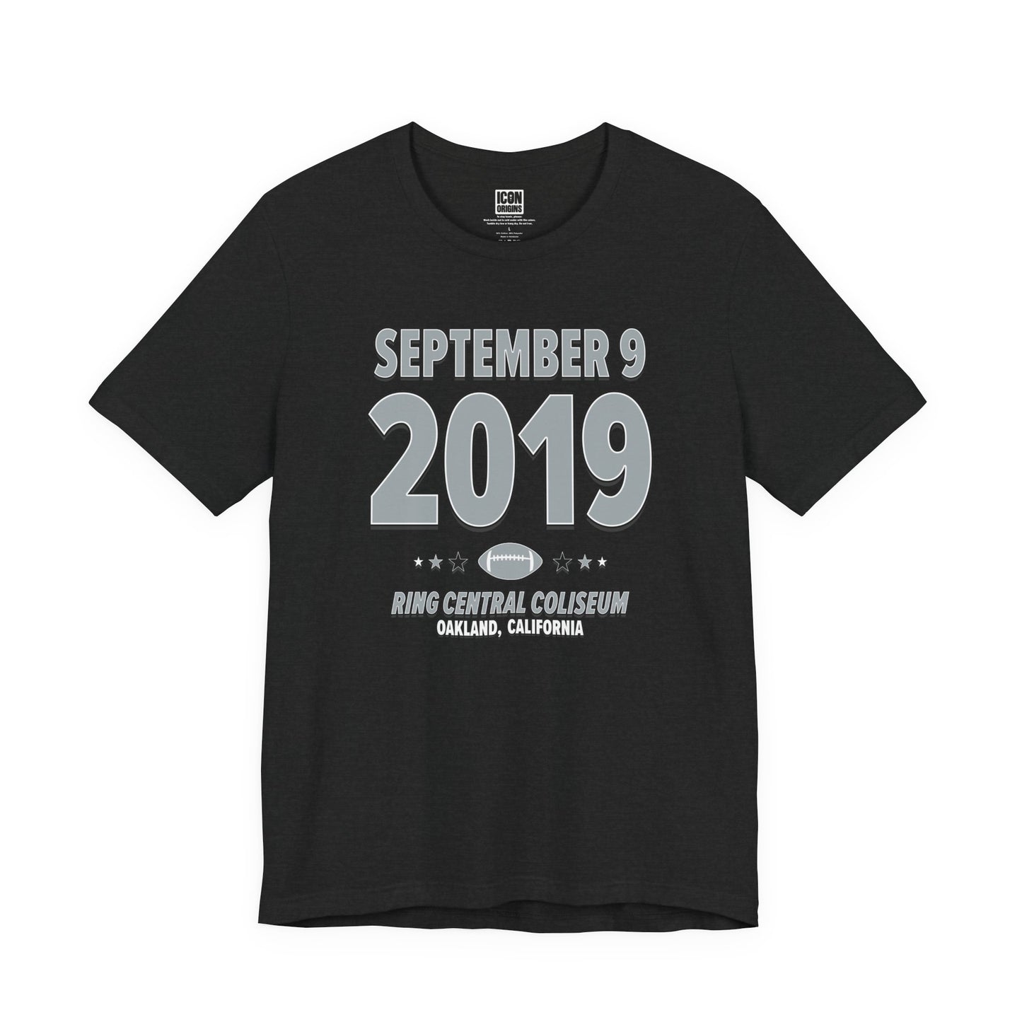 Las Vegas Football – September 9, 2019 – Origin Tee (Black & White)