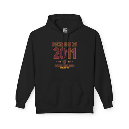Cleveland Basketball – December 26, 2011 – Hoodie (Black & White)
