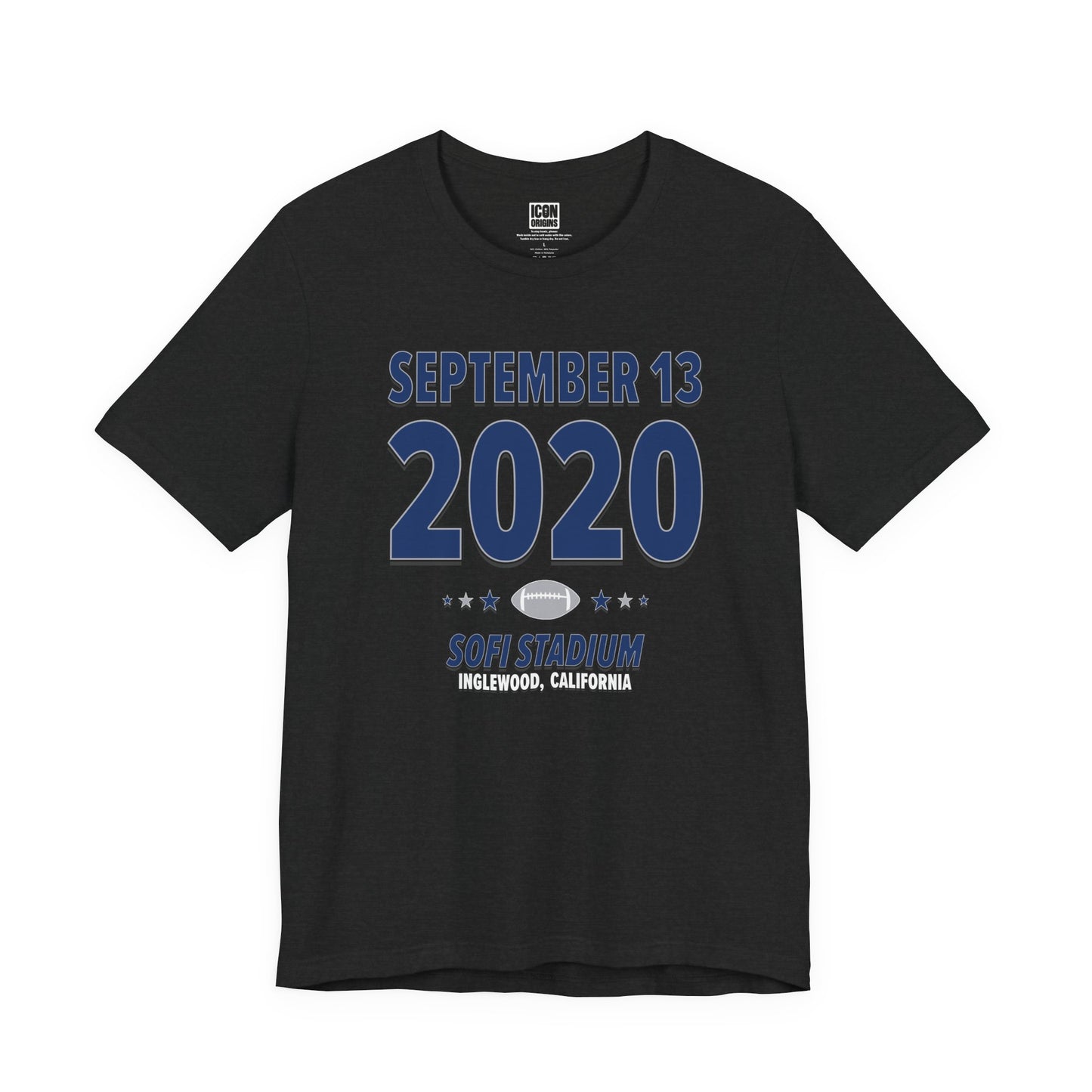 Dallas Football – September 13, 2020 – Origin Tee (Black & White)