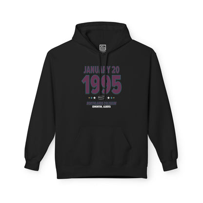 Anaheim Hockey – January 20, 1995 – Hoodie (Black & White)