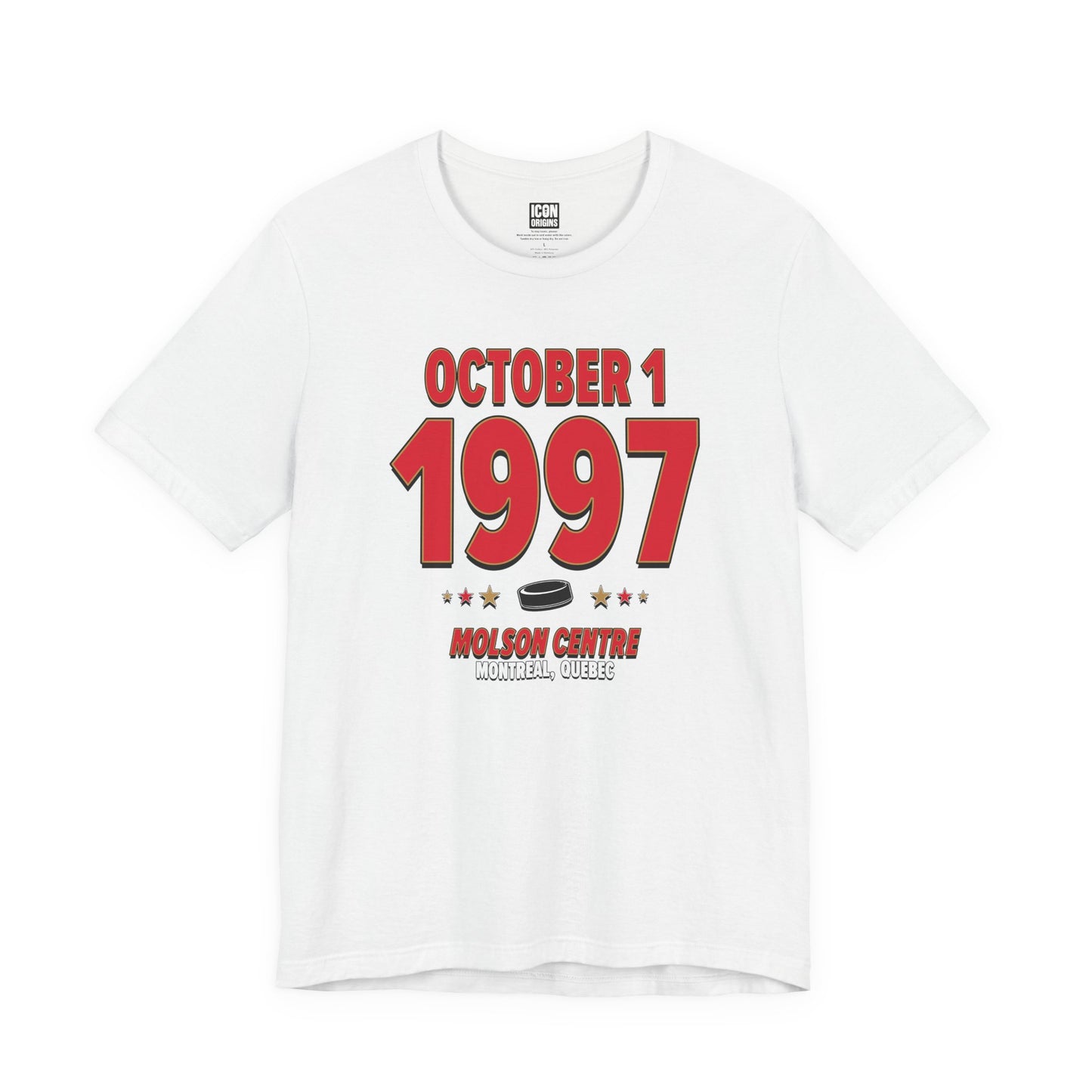 Ottawa Hockey – October 1, 1997 – Origin Tee (Black & White)